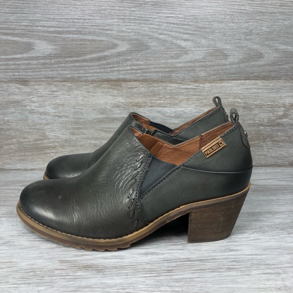 Pikolinos Baqueira Heeled Leather ankle Booties Eu 37